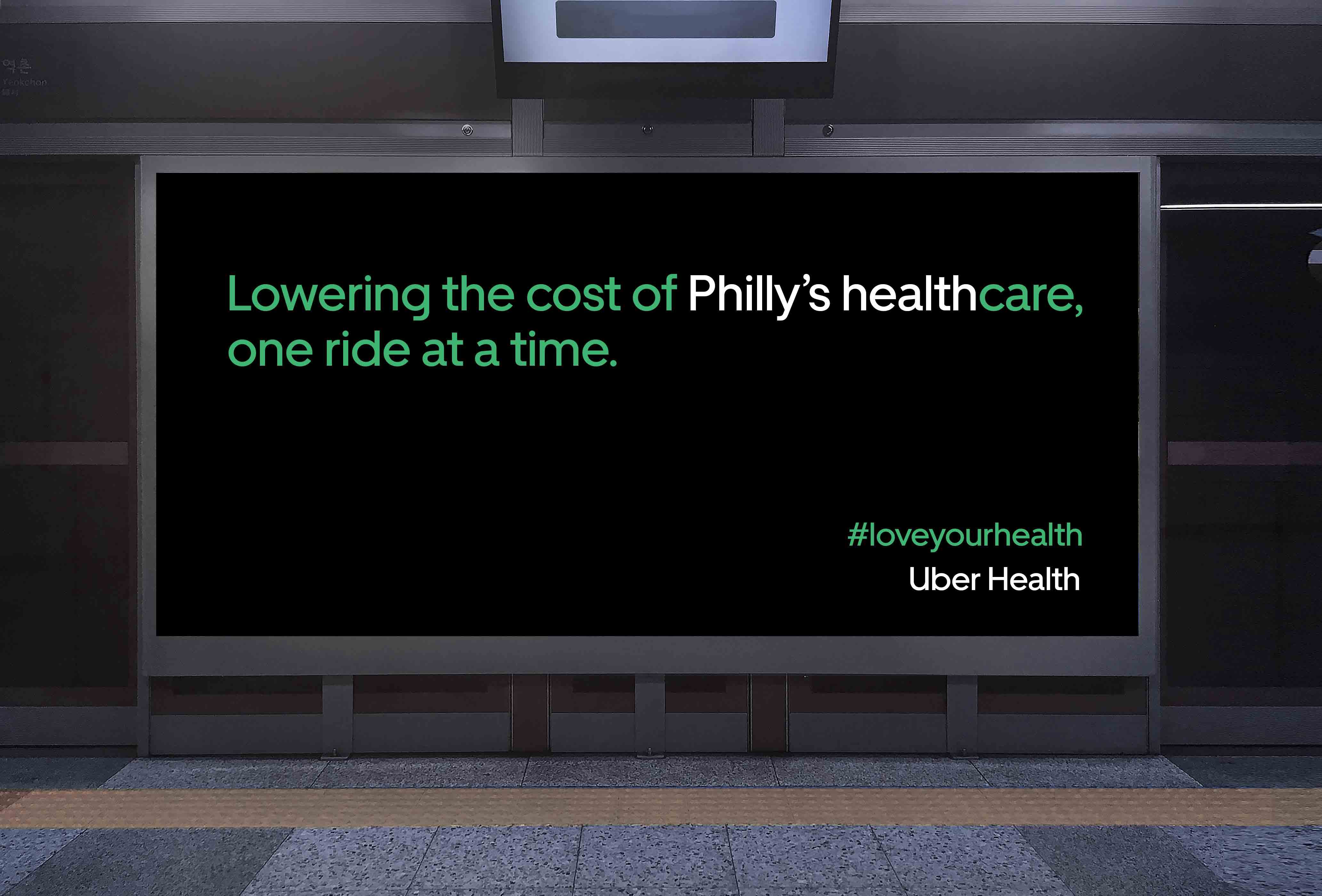 Subway ads for Uber Health Campaigns
